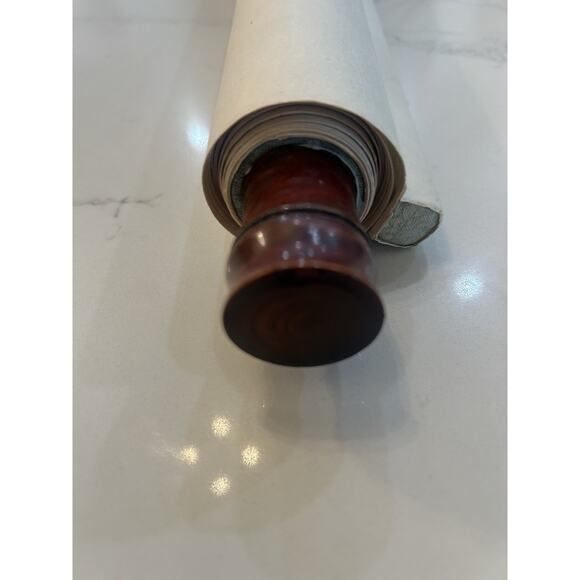 Japanese Hanging Scroll Kakejiku Asian Culture Art Calligraphy Flower Scroll - Picture 2 of 14